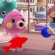 Marina stands stark naked in the middle of a clothing store in Animal Crossing New Horizons